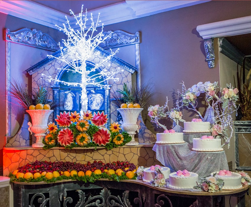 Platinum Banquet Hall - Customize Amenities